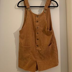 Oversized Corduroy Romper